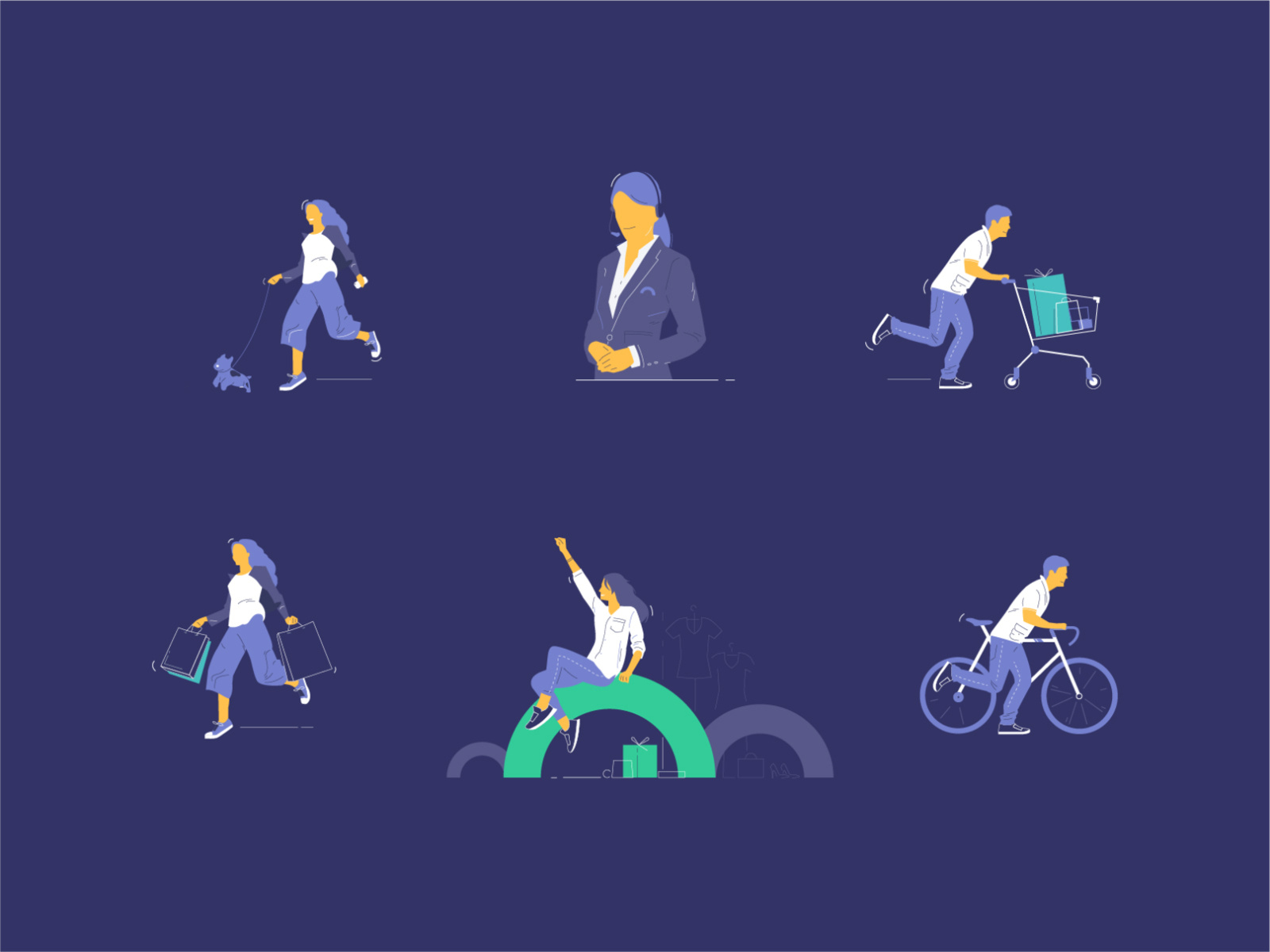 Dribbble - illustrations-02.jpg by Ivan Zaikin