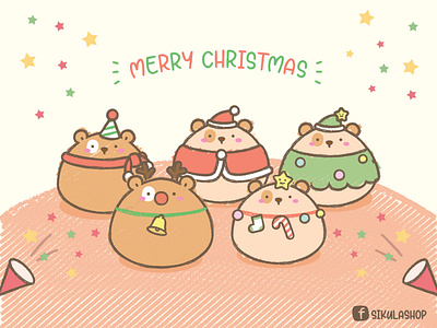 Merry Christmas 2020 character design cute illustration merry xmas