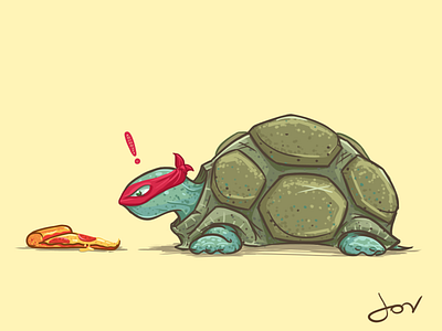 turtle mutant ninja pizza raphael teenage turtles