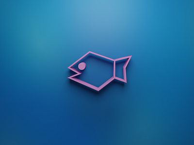 Fish 3d design graphic design icon illustration