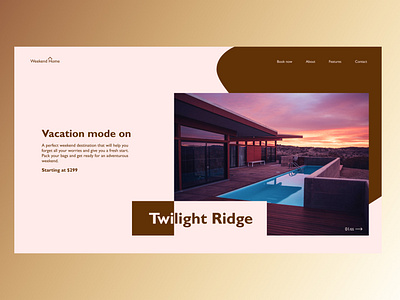 Vacation Villa Landing Page