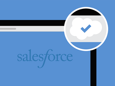 Salesforce Files Onboarding clean desktop files flat icon onboarding salesforce sync ui