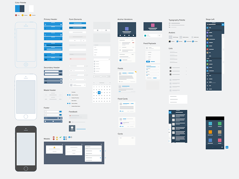 Free Sketch GUI Kits For Web & Mobile Design - Best of - Hongkiat