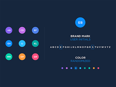 Dynamic Branding branding dynamic flat logo mark palette simple ui user