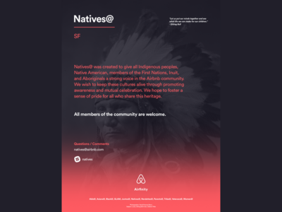 Natives@ Diversity Group Poster