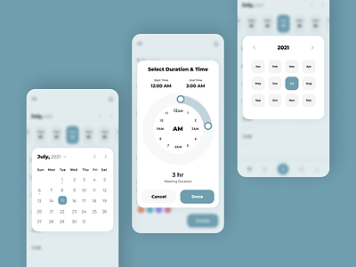 Date & Time Picker Designs