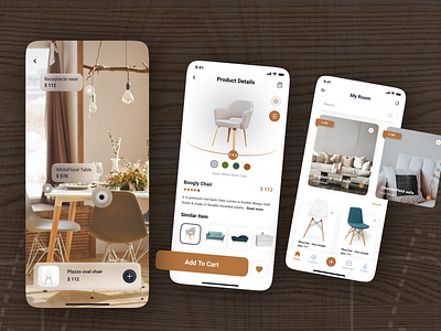 Modern Furniture App Designs furniture mobile app designs mobile app design modern app design ui design ux design