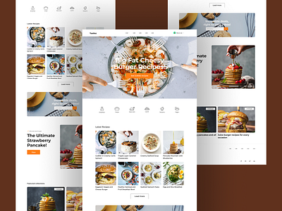 Tastiez : Food Delivery Web Concept android app design branding deleivery food illustration logo ui design ui designs ux design ux designs