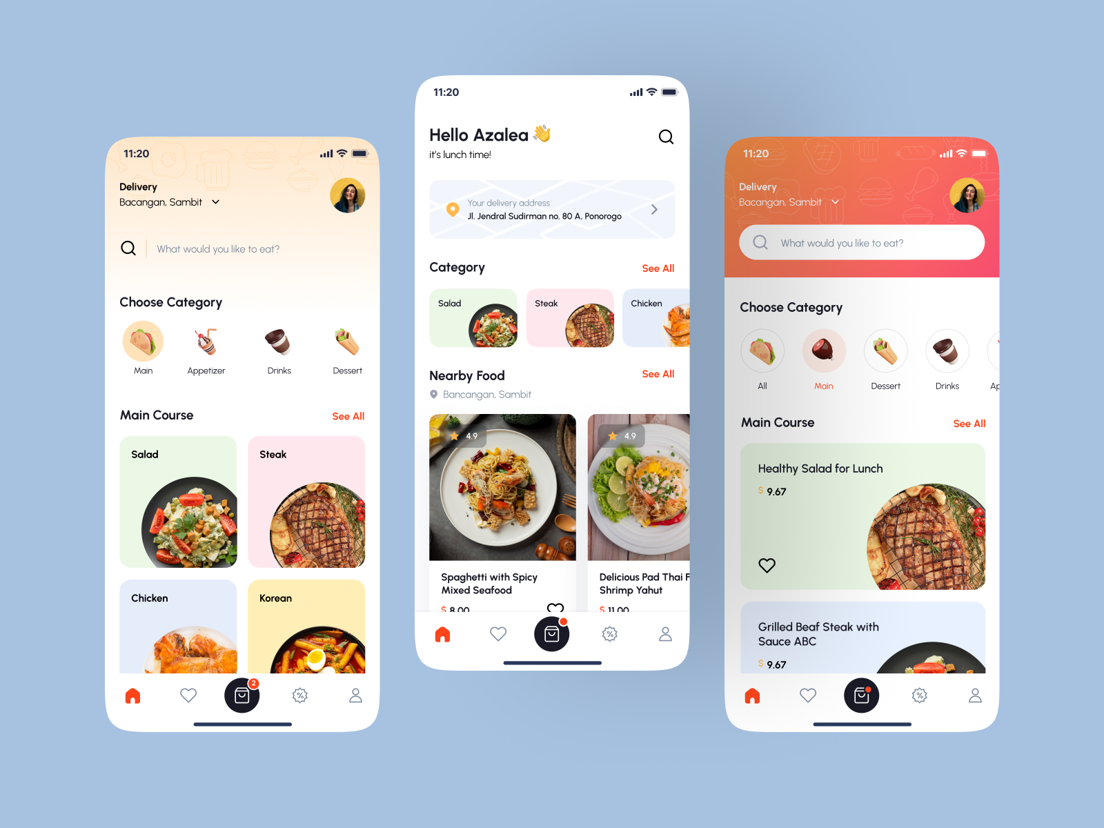 Foodie : Food Delivery App Concept by Saurabh Sharma on Dribbble