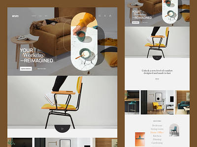 Niture - The Furniture Website android app design branding chair design furniture illustration logo style table ui ui design ui designs ux design ux designs wood