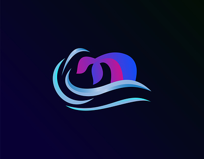 The Whale LoGo branding business logo design flat graphic design illustration illustrator logo ui ux vector