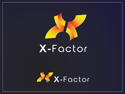 X Factor Logo branding business logo company logo design flat graphic design illustration illustrator logo logo creation logo design logo maker minimalist logo modern logo ux vector