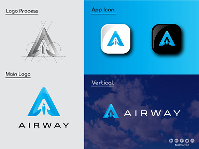 A letter Logo Design & Branding