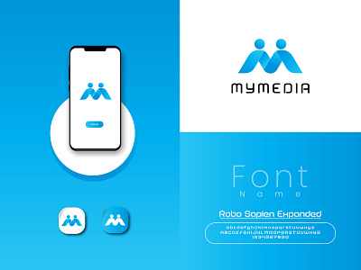M Agency Logo Design branding business logo design flat illustration illustrator logo ui ux vector