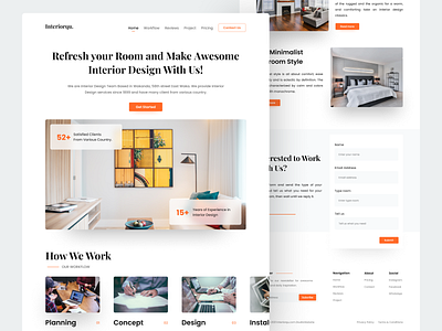 Interiorqu - Design Studio Landing Page