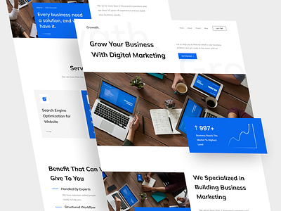 Growath - Marketing Landing Page