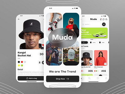 Fashion Muda E-Commerce app app branding design ecommerce fashion graphic design popular shop shopping trends ui ux