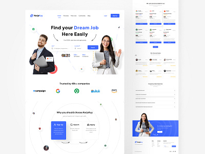 KerjaKuy - Job Seeker Landing Page