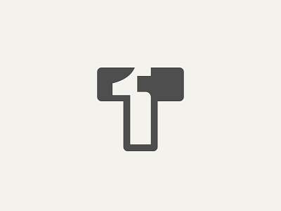 T1 branding design icon logo typography vector