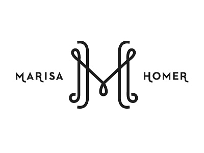 MH logo monogram typography