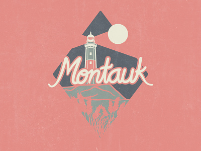 Montauk Illustration branding branding design illustration long island montauk