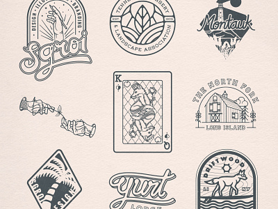 2020 Round-Up - Part III adventure badge brand identity branding design illustration lettering logo long island outdoors