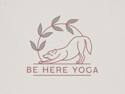 Be Here Yoga Branding (Unused Concept), 2021