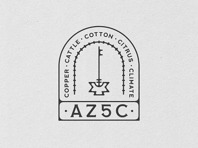 AZ5C Branding, 2022 accomodation airbnb arizona badge brand identity branding cattle citrus climate copper cotton design illustration logo luxury phoenix real estate rental tourism travel