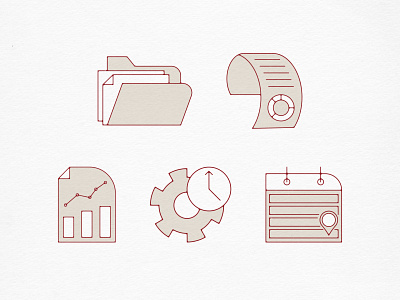 Between2Cubicles Branded Icons, 2021 accounting bookkeeping brand identity branding design icon iconography icons illustration services