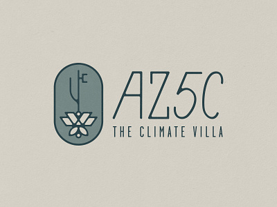 AZ5C Branding (Unused Concept), 2022 airbnb arizona badge brand identity branding design hotel illustration logo phoenix rental tourism travel