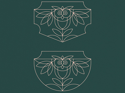 Geometric Owl Logomark, 2022 animal badge brand identity branding design geometric illustration logo owl owls shapes