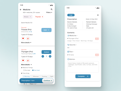 Medicine app shot cool ui health health app medicine medicine app ui