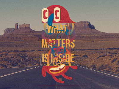 What matters is inside bake character character art design high illustator illustration text