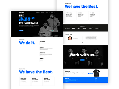 Major League: Website branding business design fierce identity logotype minimal photography simple team typography