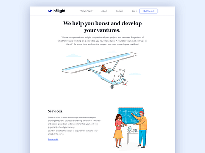 inFlight: Why inFlight? Design aceleradoras app blue design education emprendedor inflight interface mentorship negocios skyblue startup ui ux web app