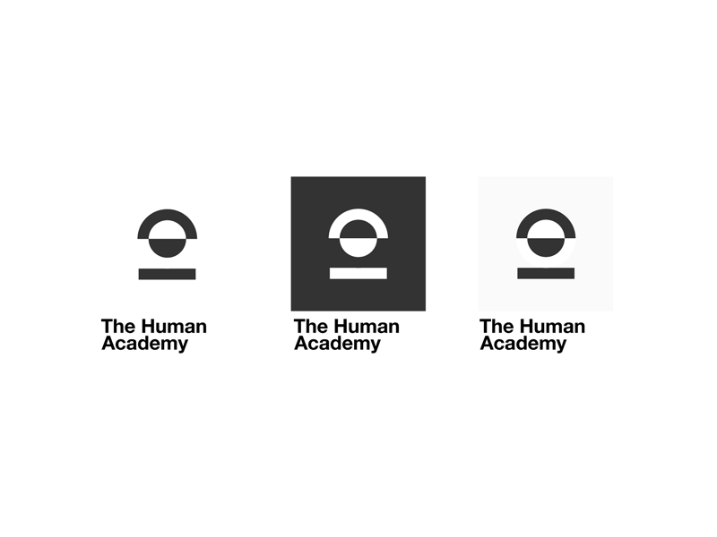 The Human Academy: Careers animation branding design identity