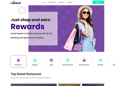 Loyaland  best UI web design