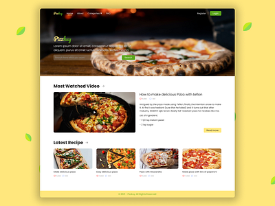 Simple Pizza Website pizza simple web