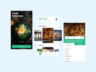 Cook Recipe App food app mobile recipe