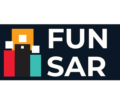 funsar2 branding design digital art logo