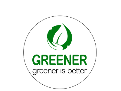 Logo Greener - Waste Recycling Company (deposit 2.0) - 2 branding design graphic design logo