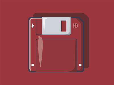 Feel old? design diskette illustration vector