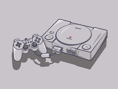 This is classic controller design illustration playstation playstation5 ps sony sony playstation vector
