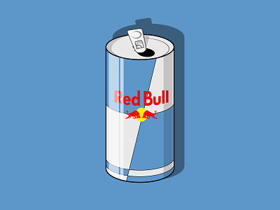 Redbull adobe illustrator can design energy illustration redbull vector