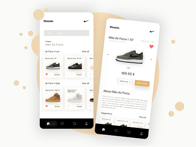 Shoes App Design app app design design illustration ui vector