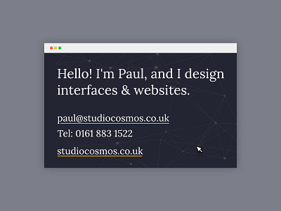 Interface Business Cards