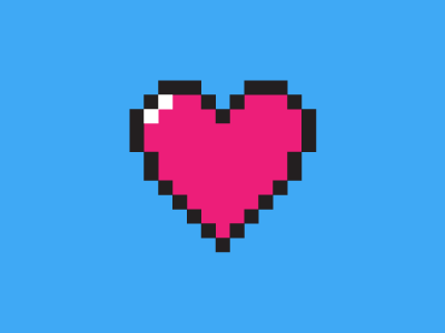 Pixel Heart by Paul Murray on Dribbble