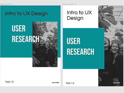 User Research branding cover design typography uidaily