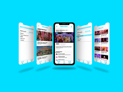 DailyMotion (conceptual project) app ui web