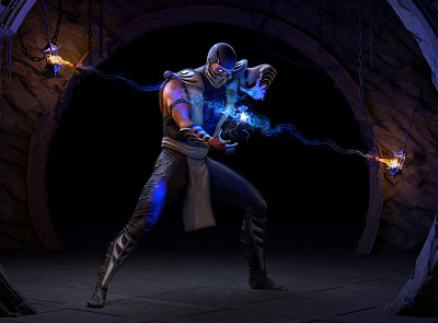 Smoke battle design illustration magic mortalkombat ninja smoke